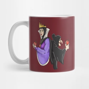 Two sides of the Queen- no background Mug